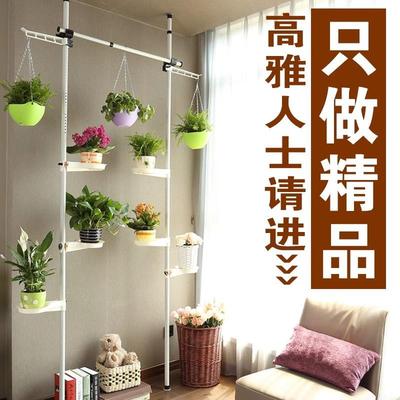 飘窗花架室内客厅多层组装现代简约铁艺绿萝吊兰田园铁艺花盆架