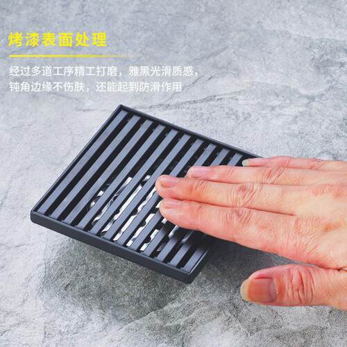户外庭院地漏室外大口径花园露天阳台75 110管专用地漏防臭不锈钢