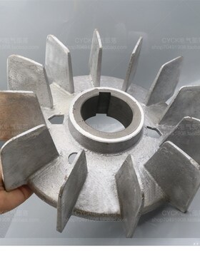 电机铝风叶 Y315-2电动机风扇叶 内径75mm 外径340mm 散热风扇叶