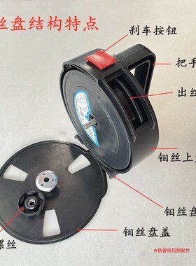 线切割配件大全上丝器手动钼丝上丝器换丝神器换丝工具方便好用