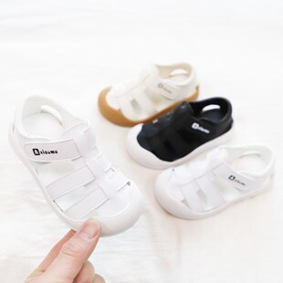 包头2025新款 男童凉鞋 儿童鞋 超纤皮小白鞋 宝宝鞋 女童休闲鞋 子夏季