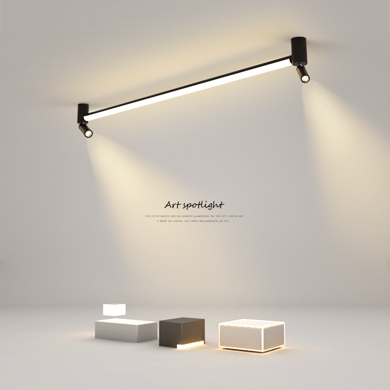创意个性吸顶灯led现代简约客厅灯长条北欧卧室灯衣帽间过道灯具