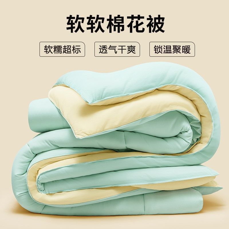 新疆棉花被纯棉被子春秋被冬被加厚保暖单人棉絮棉被被芯,床上用品,棉花被,淘宝优惠券,粉丝福利购,淘宝优惠卷