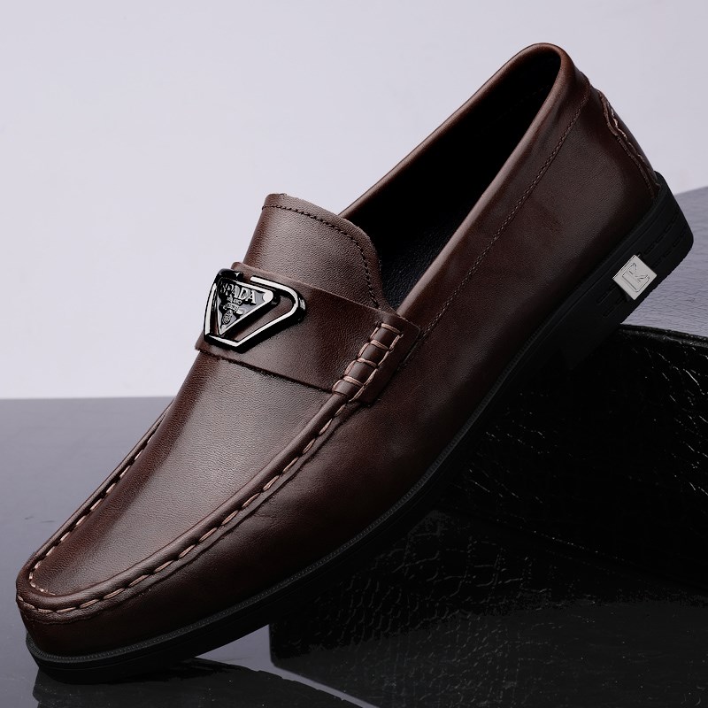 37码男鞋春夏真皮小码休闲皮鞋36码男士一脚蹬豆豆鞋男款38驾车鞋