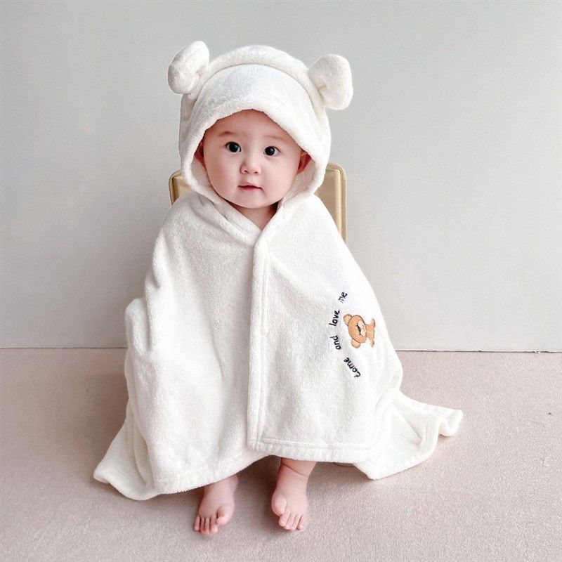 儿童浴巾斗篷比纯棉吸水不掉毛男孩女童夏季游泳可穿式带帽浴袍,婴童用品,浴巾,淘宝优惠券,粉丝福利购,淘宝优惠卷