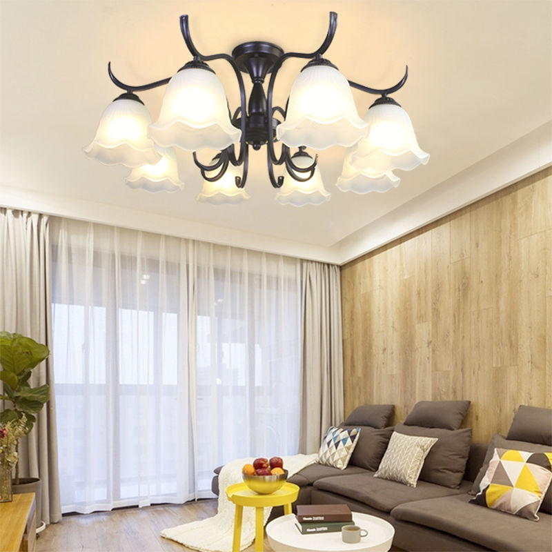 客厅灯吸顶灯北欧风灯具吊灯美式简约大气卧室餐厅主灯家用21新款