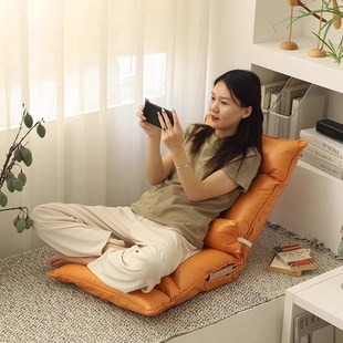 懒人沙发2025新款女生可爱卧室可躺可睡超舒服阳台榻榻米床上座椅