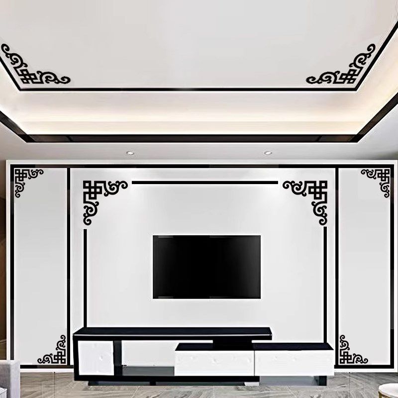 自粘吊顶装饰条天花板对角造型墙贴亚克力边框装饰条屋顶角花线条,家居饰品,软装墙贴,淘宝优惠券,粉丝福利购,淘宝优惠卷