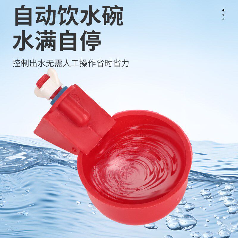 鸡用自动饮水器家禽饮水碗自动喂水器小雏鸡鸽子鹌鹑喝水碗水桶壶