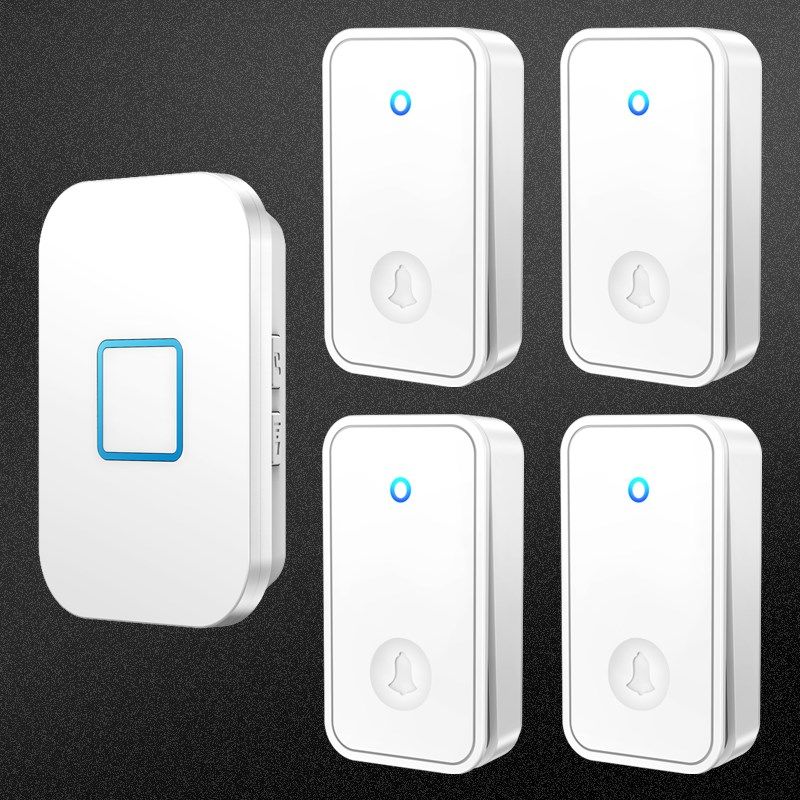 自发电无线不用电池门铃家用四拖一远距离免布线老人呼叫器防水,电子/电工,楼宇对讲设备,淘宝优惠券,粉丝福利购,淘宝优惠卷