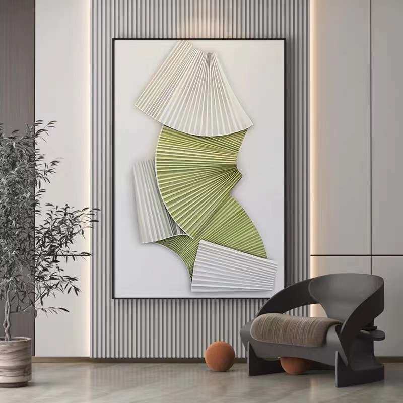 现代简约轻奢抽象装饰画玄关走道壁画实物画客厅卧室餐厅挂画