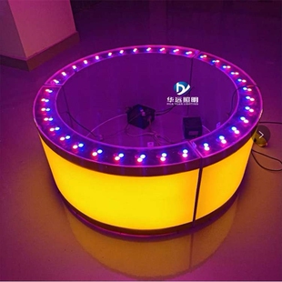 抱箍灯环形dmx512RGB桥梁拉索灯七彩全彩外控户外亮化抱柱灯led