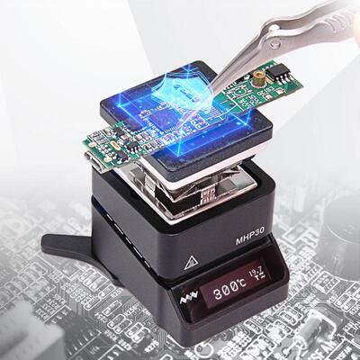 MHP30迷你数显可调恒温加热台电烙铁焊接元器件二极管拆接预热台