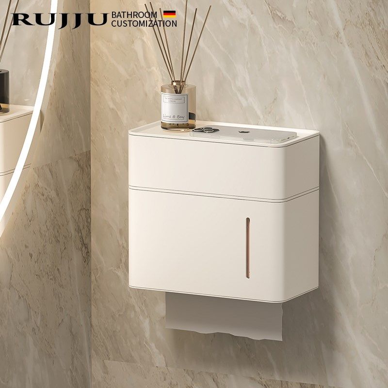 免打孔壁挂式卫生间浴室双层纸巾盒洗手间置物架厕所卫生纸抽纸盒,家庭/个人清洁工具,卷纸器/纸巾架,淘宝优惠券,粉丝福利购,淘宝优惠卷