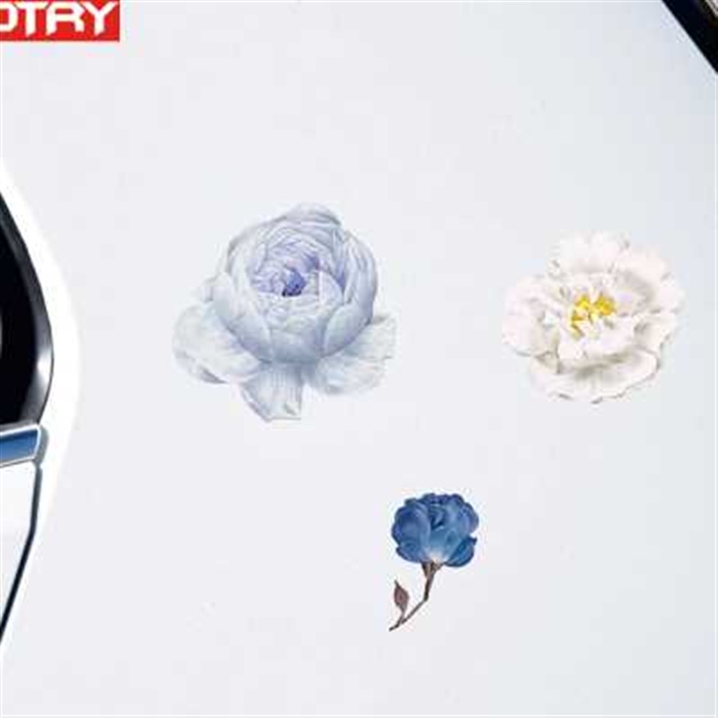 花朵汽车贴纸遮挡划痕遮盖刮痕车贴个性车身装饰车门贴画防水贴花