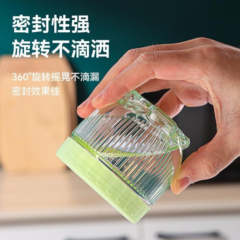 猫爪密封玻璃储物罐可叠加分装玻璃罐防潮家用收纳杂粮干果储物罐