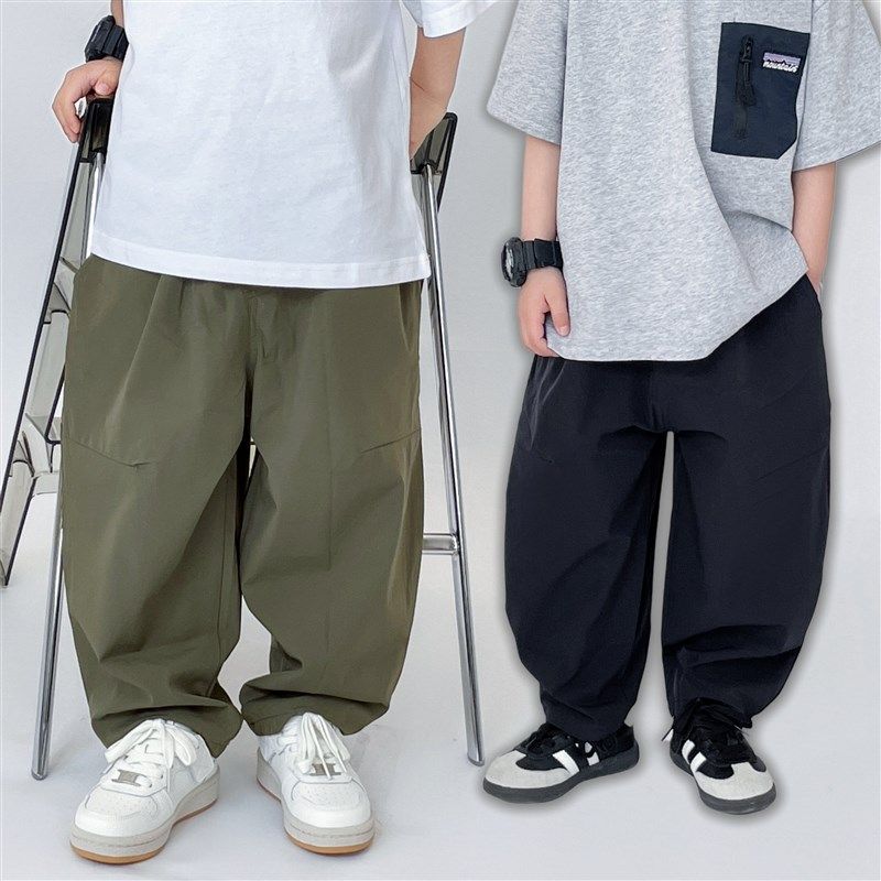 男童防蚊裤夏季轻薄柔软儿童长裤宽松哈伦裤九分裤有腔调萝卜裤潮,童装/婴儿装/亲子装,裤子,淘宝优惠券,粉丝福利购,淘宝优惠卷