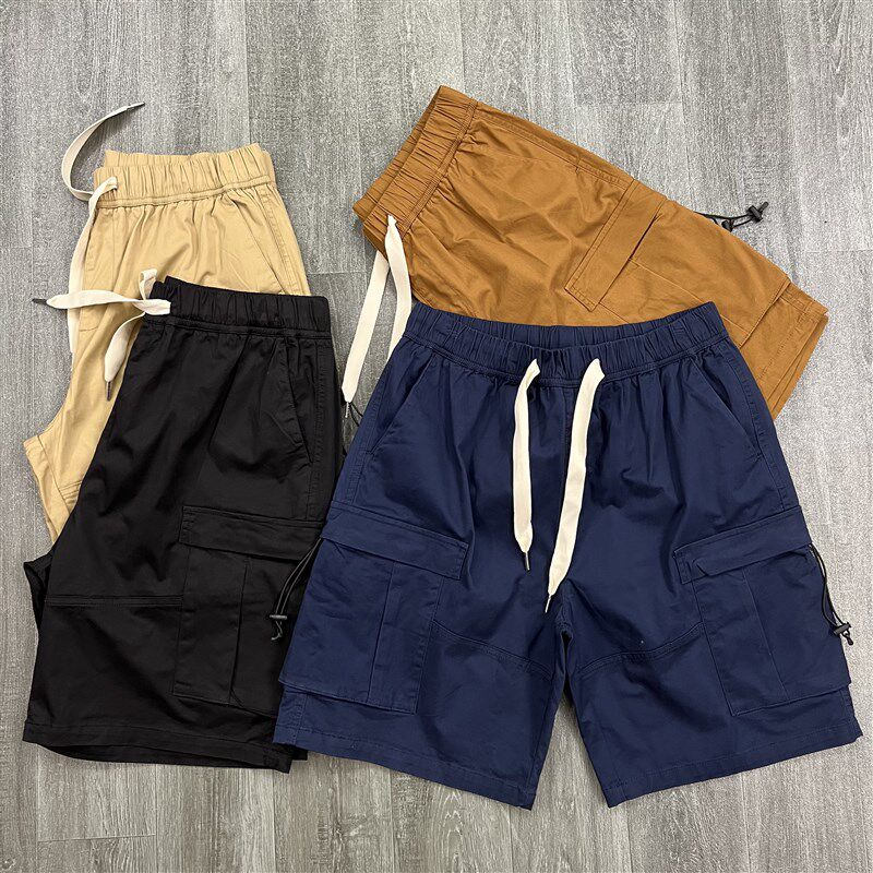 外贸单山风水洗亲肤透气工装短裤男士夏季宽松休闲百搭五分裤新潮,男装,短裤,淘宝优惠券,粉丝福利购,淘宝优惠卷