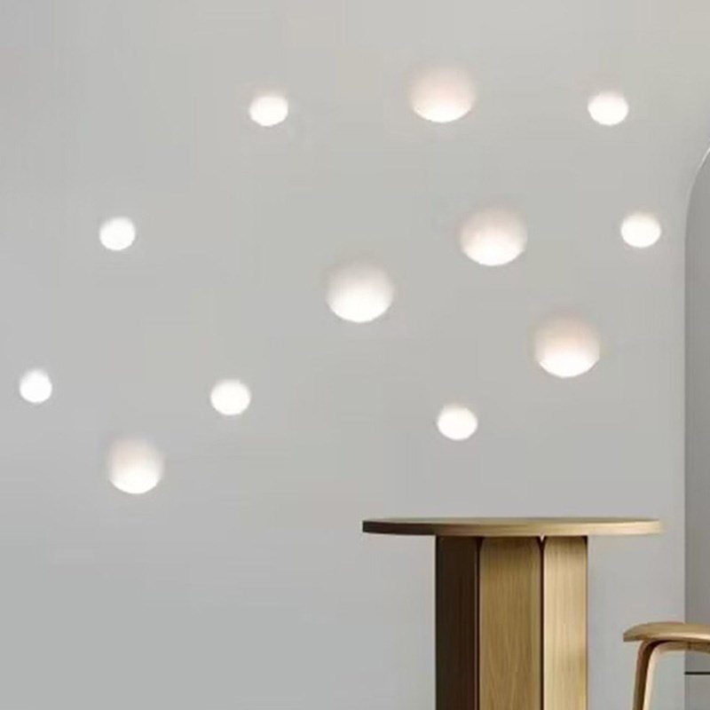 石膏呼吸灯水滴网红壁灯智能射灯背景嵌入式筒灯客厅玄关墙面灯饰