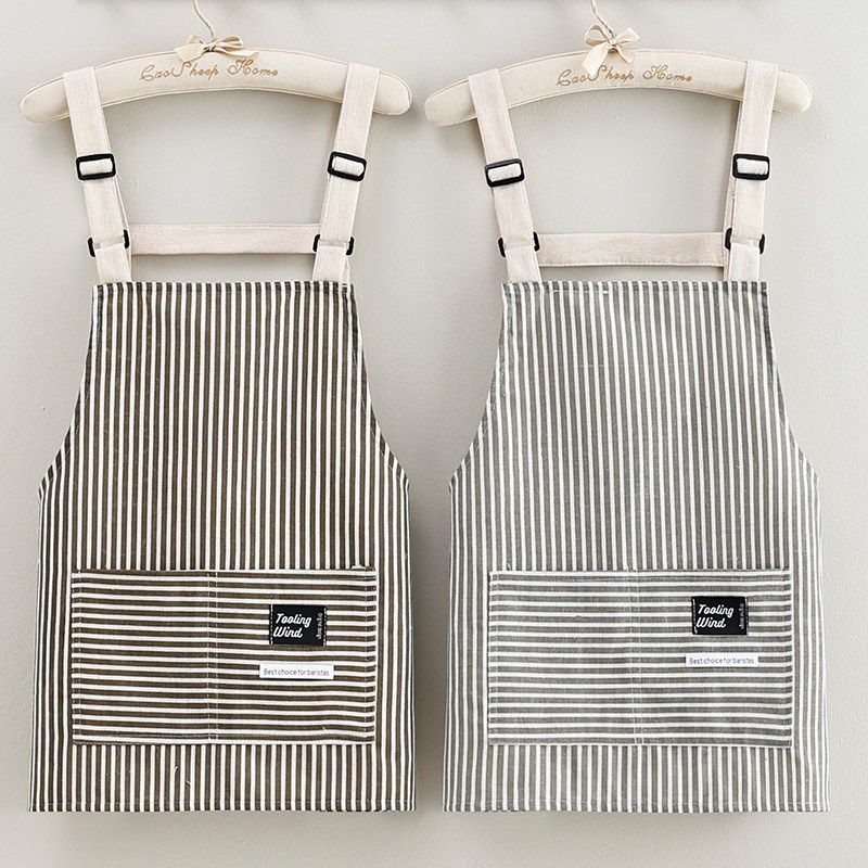 2025男女春夏短款小个子围裙家用厨房防油污透气防脏超市工作服,家庭/个人清洁工具,围裙,淘宝优惠券,粉丝福利购,淘宝优惠卷