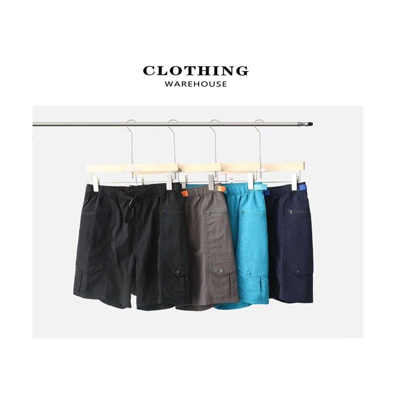 多巴胺色系户外山系轻量化工装休闲透气跑步速干短裤夏,男装,短裤,淘宝优惠券,粉丝福利购,淘宝优惠卷