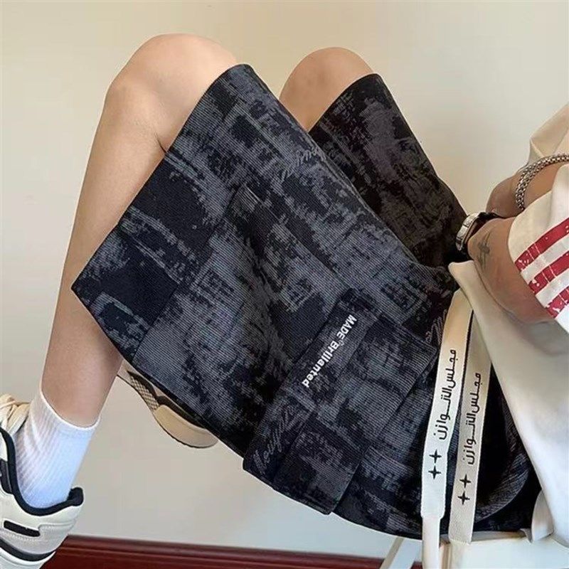 短裤男夏外穿高级感通勤工装风薄款宽松直筒休闲五分裤运动沙滩裤,男装,短裤,淘宝优惠券,粉丝福利购,淘宝优惠卷