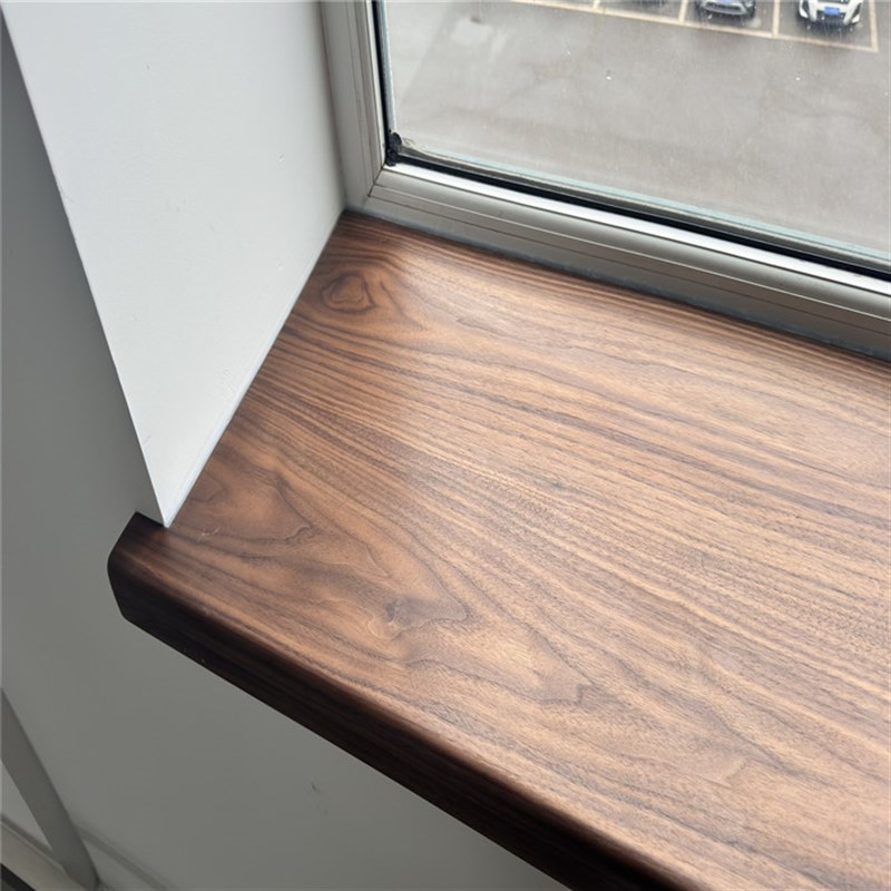 北美黑胡桃木窗台板 飘窗包边实木板材原木木料加工木质定制桌面