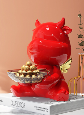 入户进门钥匙收纳摆件创意客厅玄关电视柜家居装饰品乔迁新居礼物