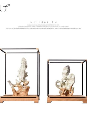 现代新中式样板房会所酒店别墅玄关摆件家居创意电视酒柜软装饰品