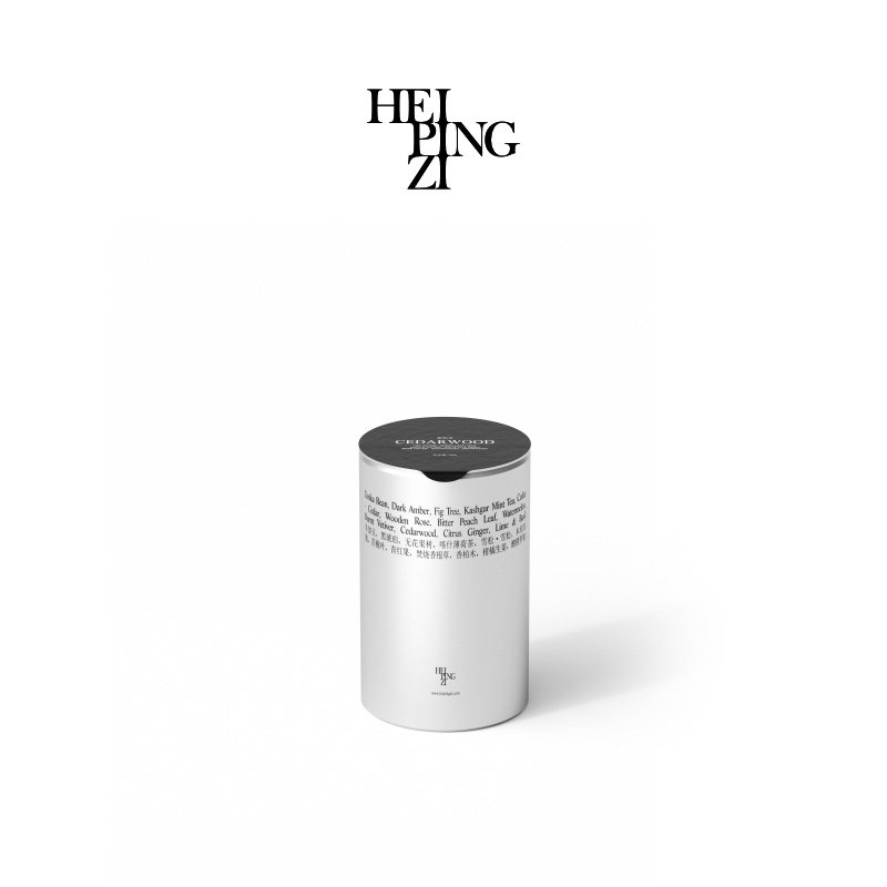 黑瓶子花朵蜡烛补充装 190g （无容器）