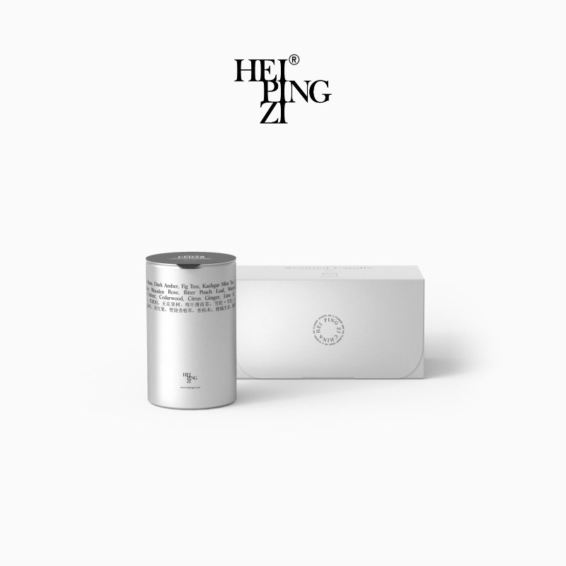 黑瓶子花朵蜡烛补充装 190g （无容器）