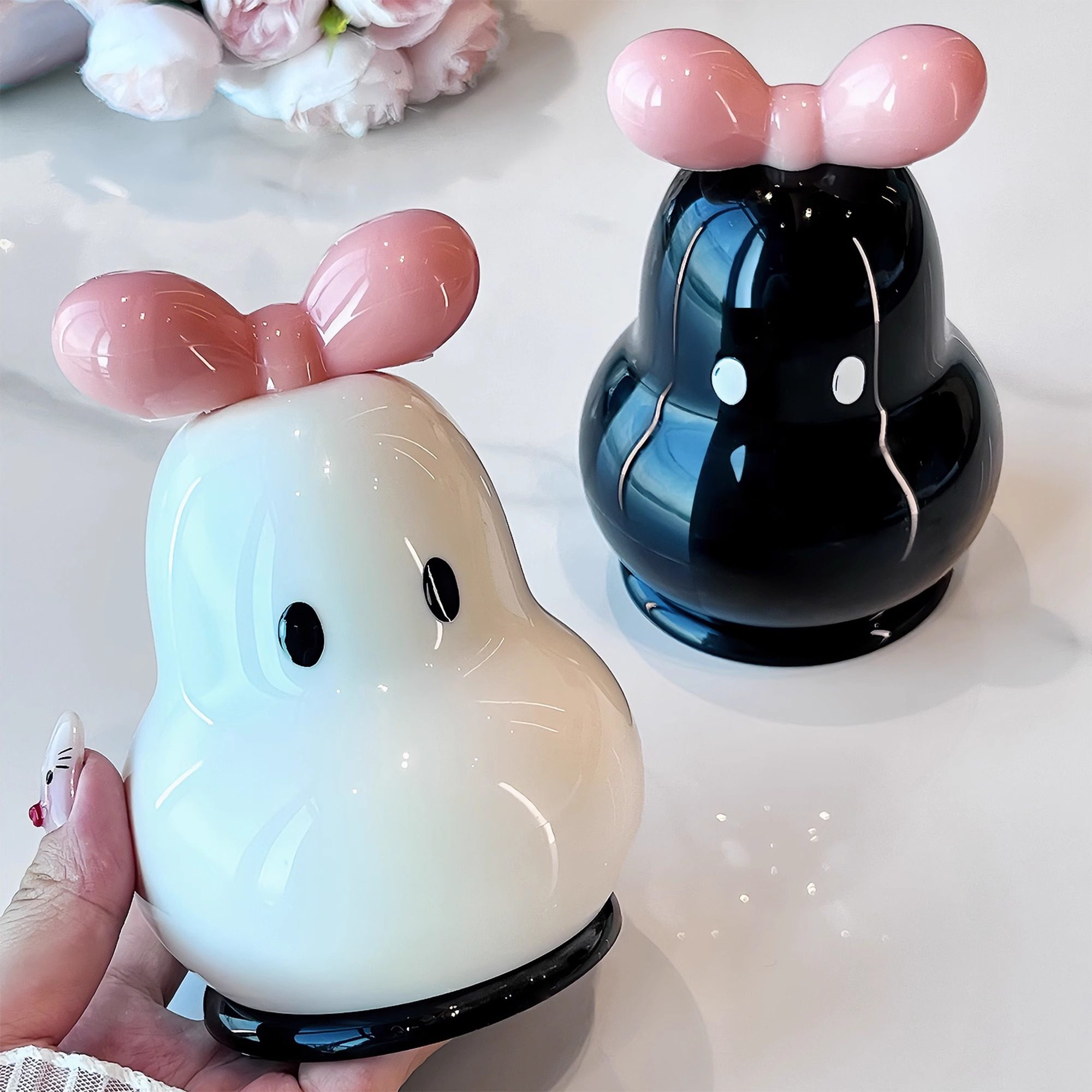 牙签盒2024h新款轻奢高级牙签筒创意可爱牙线收纳盒家用牙签罐商