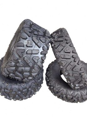 四轮卡丁车轮胎配件 沙滩车23X7-10 22X10-10真空A字花纹越野轮胎