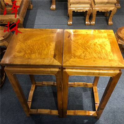 小叶金丝楠木花架摆件孙卯结构家具工艺礼品家居饰品小叶桢楠架子