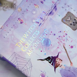 新款 开学教师节礼物可爱少女心手账本简约 销童话风手账本礼盒套装