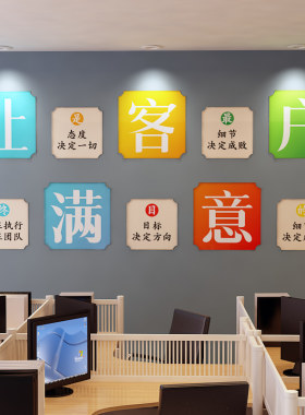 企业文化家c政旅行社办公室墙面装饰销售公司会议激励标语布置背