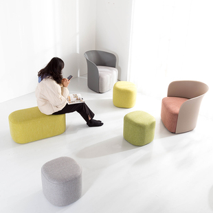 森川矮凳沙发脚踏欧式 凳沙发凳简约客厅沙发墩坐墩脚凳床头凳 换鞋