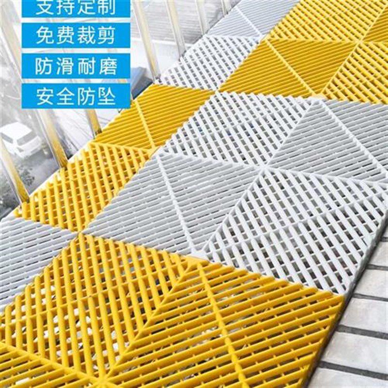 新款阳台网格垫塑料格栅地板防盗网垫板盖板花架防护栏窗台防坠落