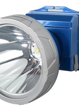 蓝色头灯强光充电超亮头戴式感应矿灯钓鱼夜钓led户外防水手电筒