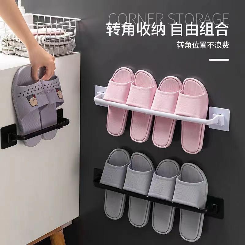 毛巾架子口水巾收纳架帽子收纳免打孔挂钩衣柜衣橱收纳鞋架置物架