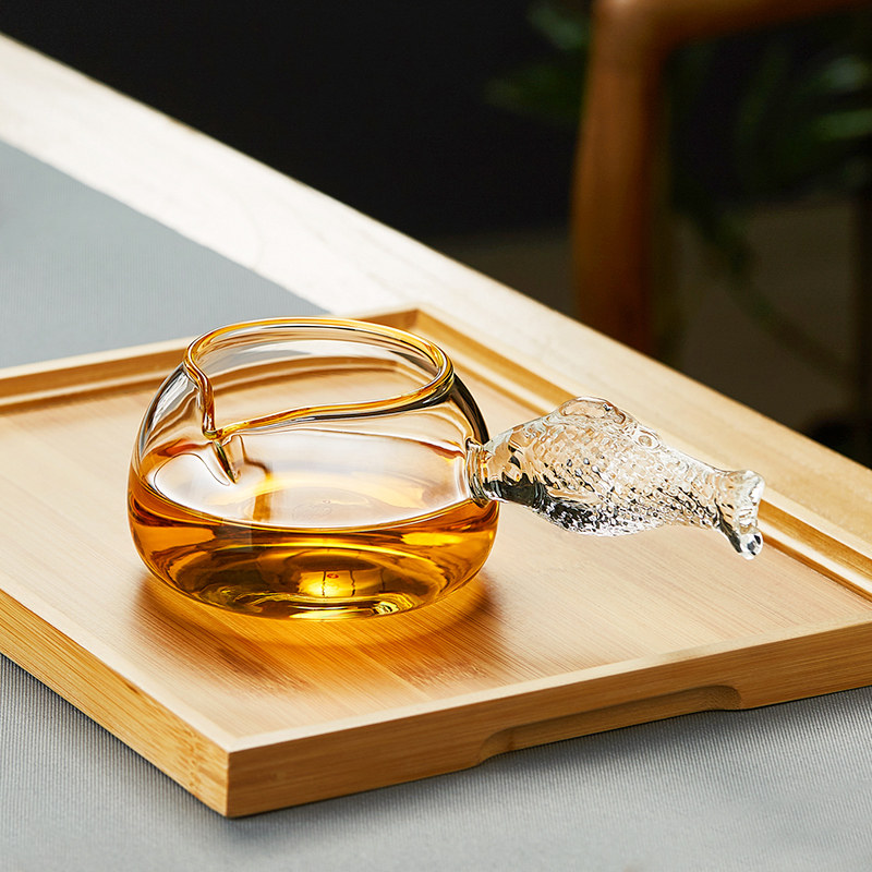 侧把玻璃公道杯加厚耐热高档日式公杯茶海分茶器过滤功夫茶具配件,餐饮具,公道杯,淘宝优惠券,粉丝福利购,淘宝优惠卷