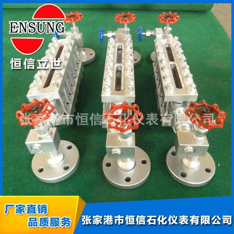 玻璃板液位计 玻璃板液位计透光式 双色锅炉水位计 高温高压