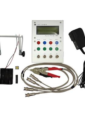 XJW01数字电桥 0.3% LCR电阻电感电容ESR表(电桥套装+插件夹)