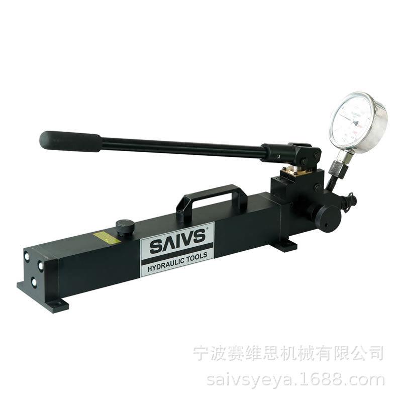 70Mpa SPS轻型手动泵 带压力表手动泵 铝质轻型单作用手动液压泵