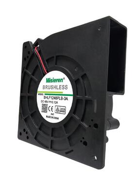 12032 48V 0.12A 12CM/厘米滚珠汽车坐垫涡轮离心鼓风机散热风扇