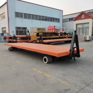 多轮胎双向牵引平板车7000 厂中转车 2400万厂区重型搬运车服装