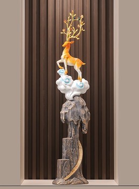 玄关入户落地一路高升摆件吉祥家居工艺品电视柜酒柜开业乔迁大吉