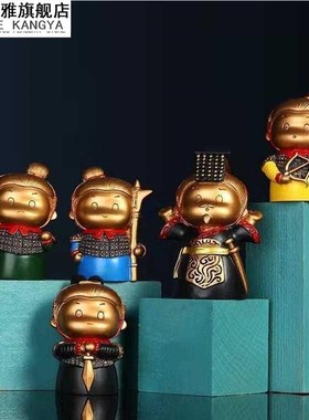 创意胖兵马俑系小物件桌面摆件国风可爱秦始皇西安文创纪念品