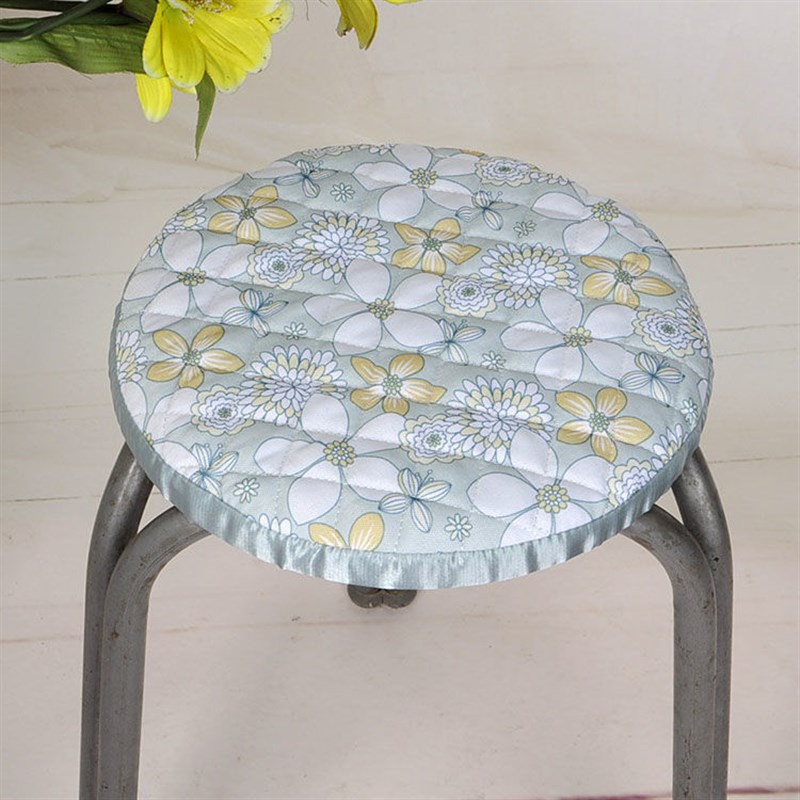 圆凳套罩圆凳座套吧台椅套布艺坐垫夏款座椅套圆S凳子罩套圆椅子
