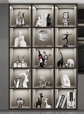 创意家居客厅电视柜子酒柜装饰品摆件轻奢M档餐边柜乔迁礼物陶瓷